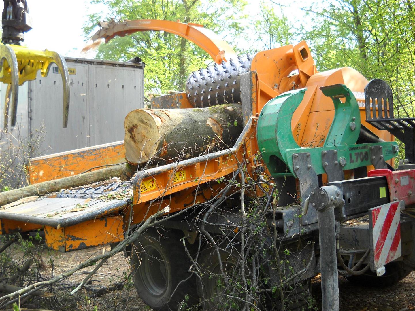 Déchiqueteuse à plaquettes Valormax Noremat Jenz 9